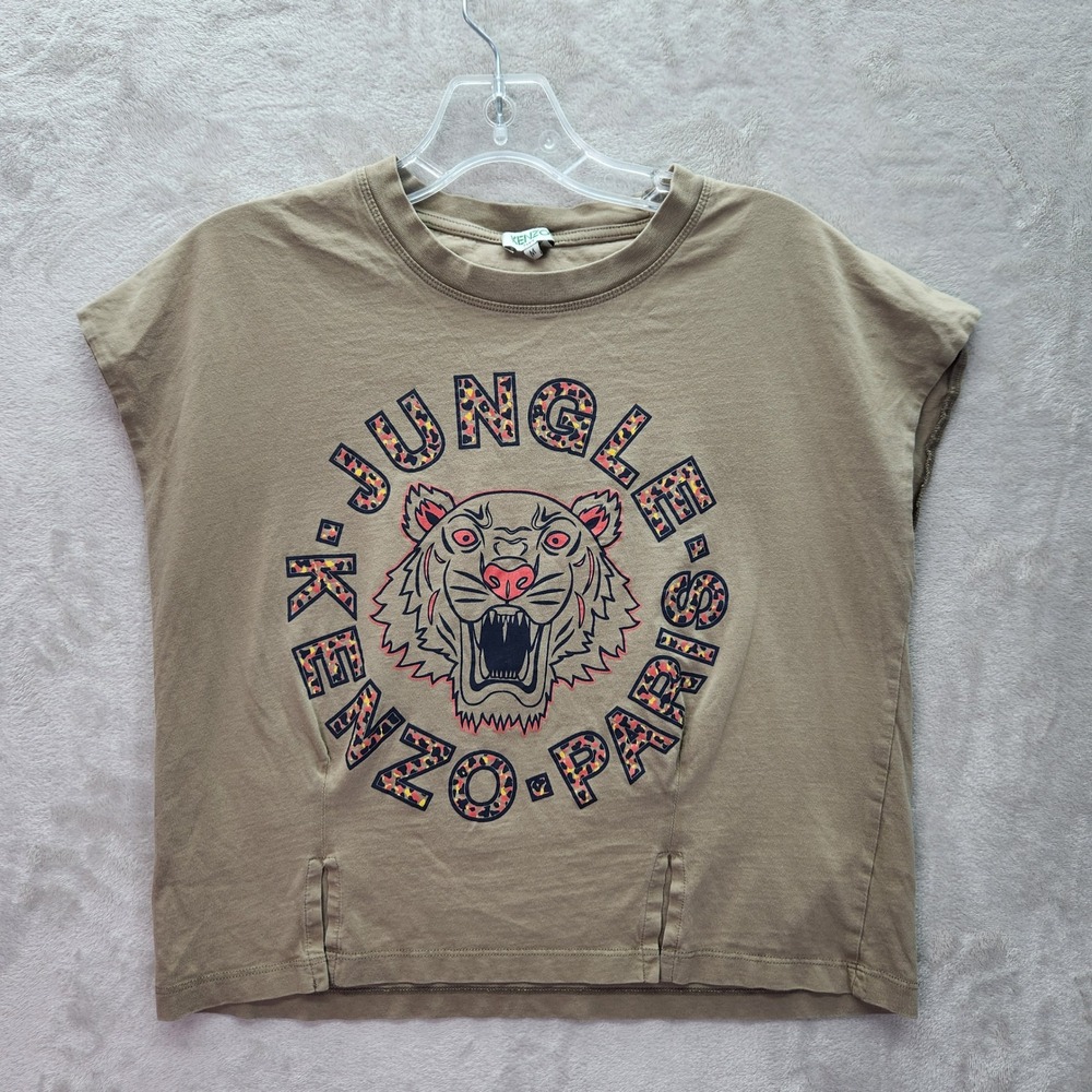 Kenzo Tan Jungle Paris Short Sleeve Tee